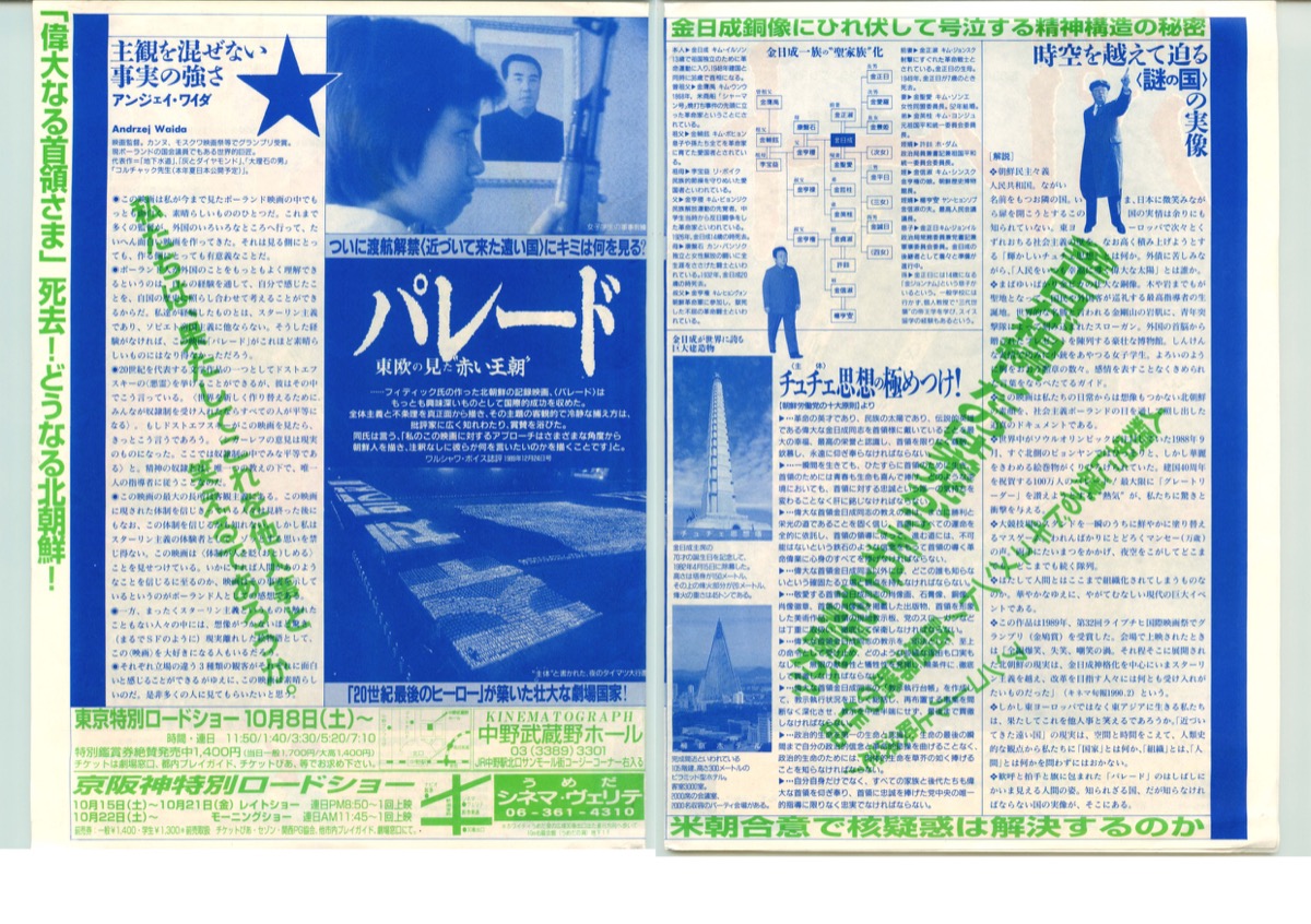 金日成のパレード