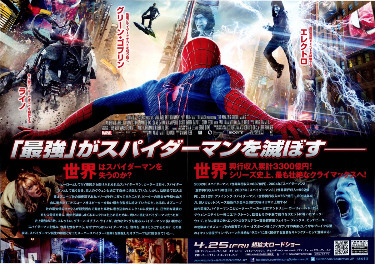 アメイジング スパイダーマン２