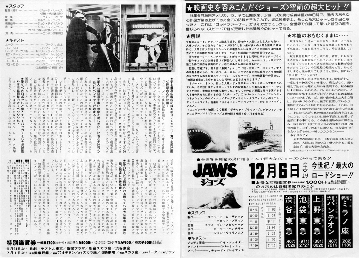 ジョーズ/スター・ウォーズ
