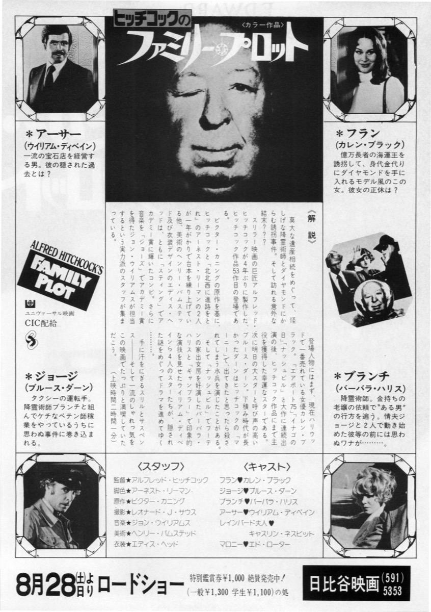 ヒッチコックのファミリー・プロット