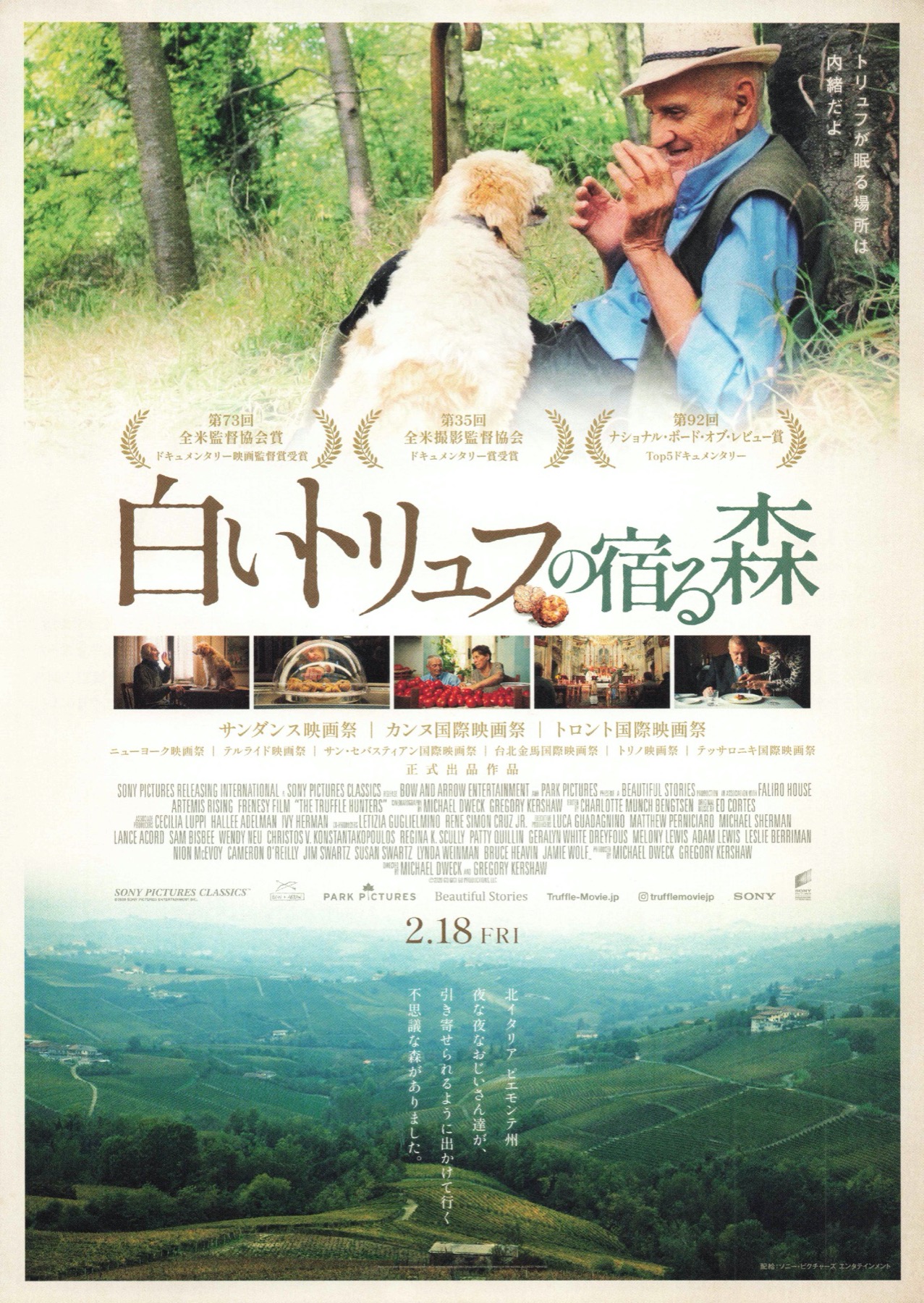 白いトリュフの宿る森