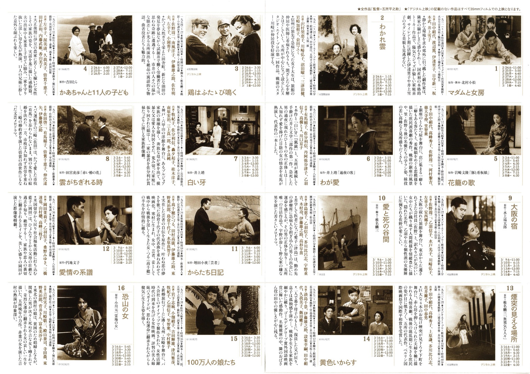 叙情派の巨匠—映画監督 五所平之助